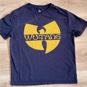 Women’s/Teen Navy Blue Wu-Tang Fitted T-Shirt